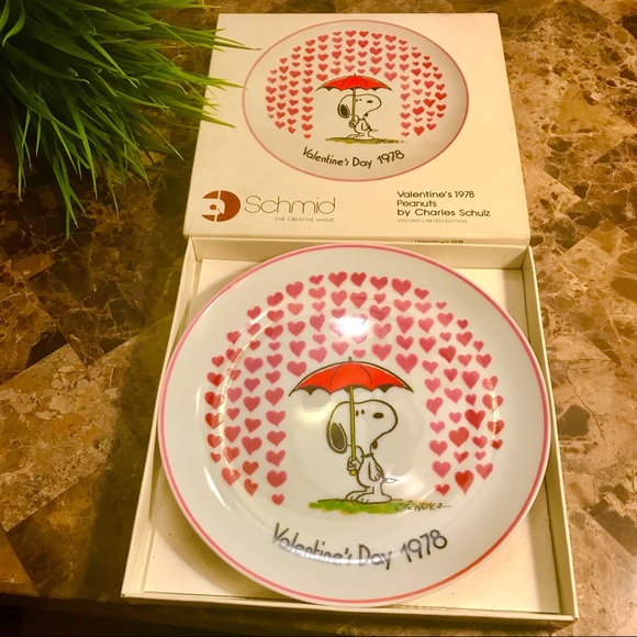 Valentine’s 1978 Peanuts by Charles Schulz Limited Edition Collectors Plate - Picture 4 of 8